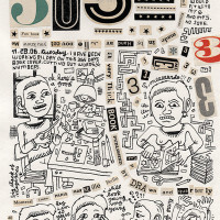 The cover of Julie Doucet's 365 days, a collection of diary comics.